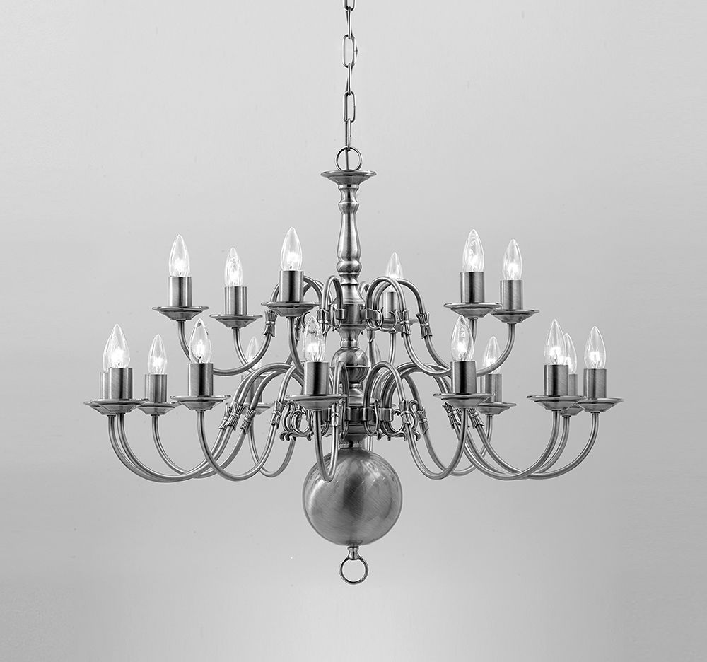 FLEMISH CHAND. PEWTER