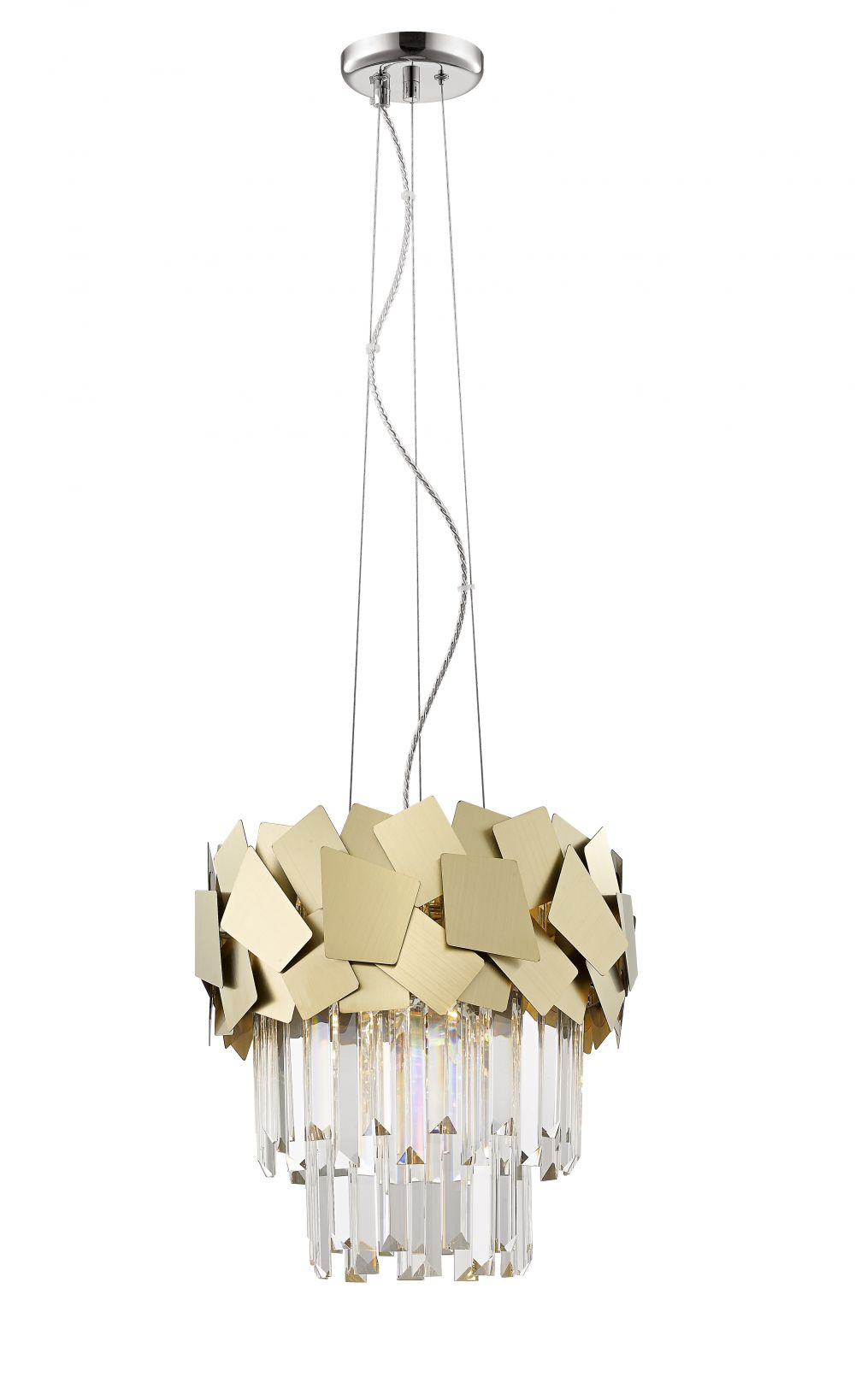 CELINE CRYS. LASER CUT GOLD