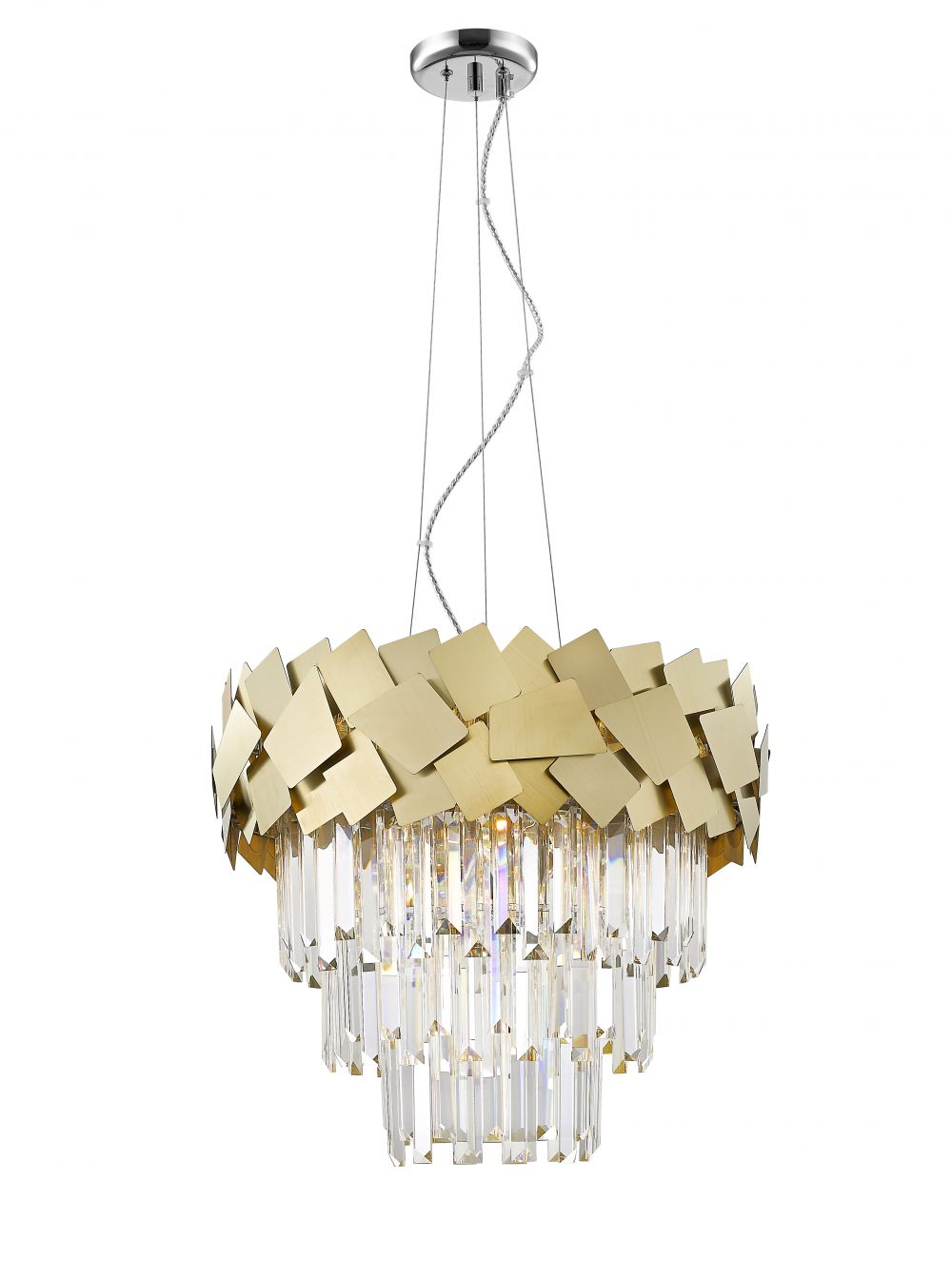 CELINE CRYS. LASER CUT GOLD