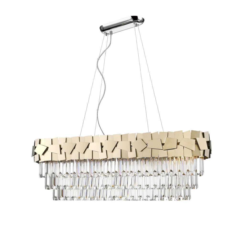 CELINE CRYS. LASER CUT GOLD