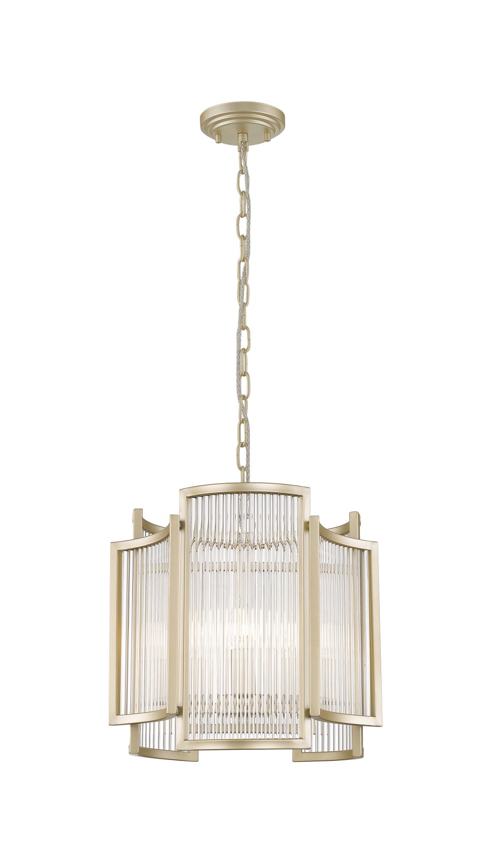 ANTIGUA 3LT PENDANT MATT.GOLD