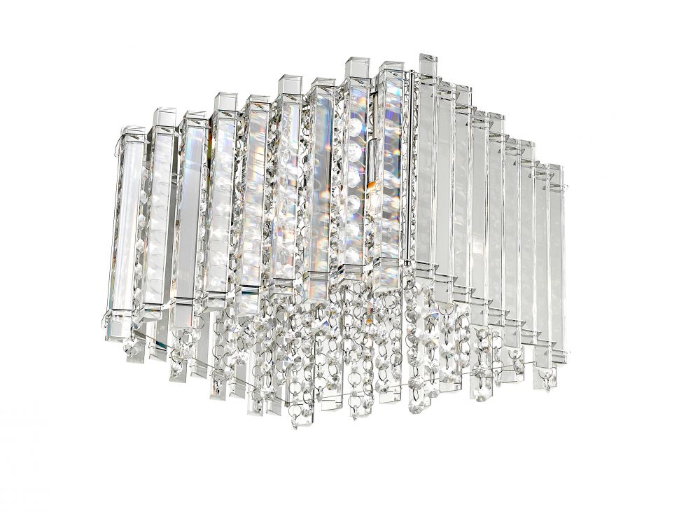 CLARA SQUARE FLUSH CLR CRYS G9