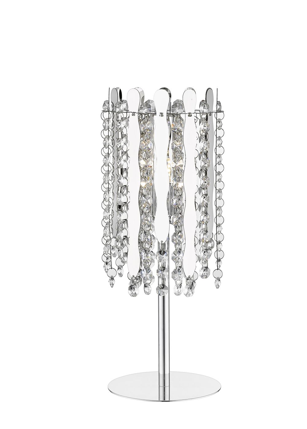 BELIZE CRYS.CHROME TABLE LAMP