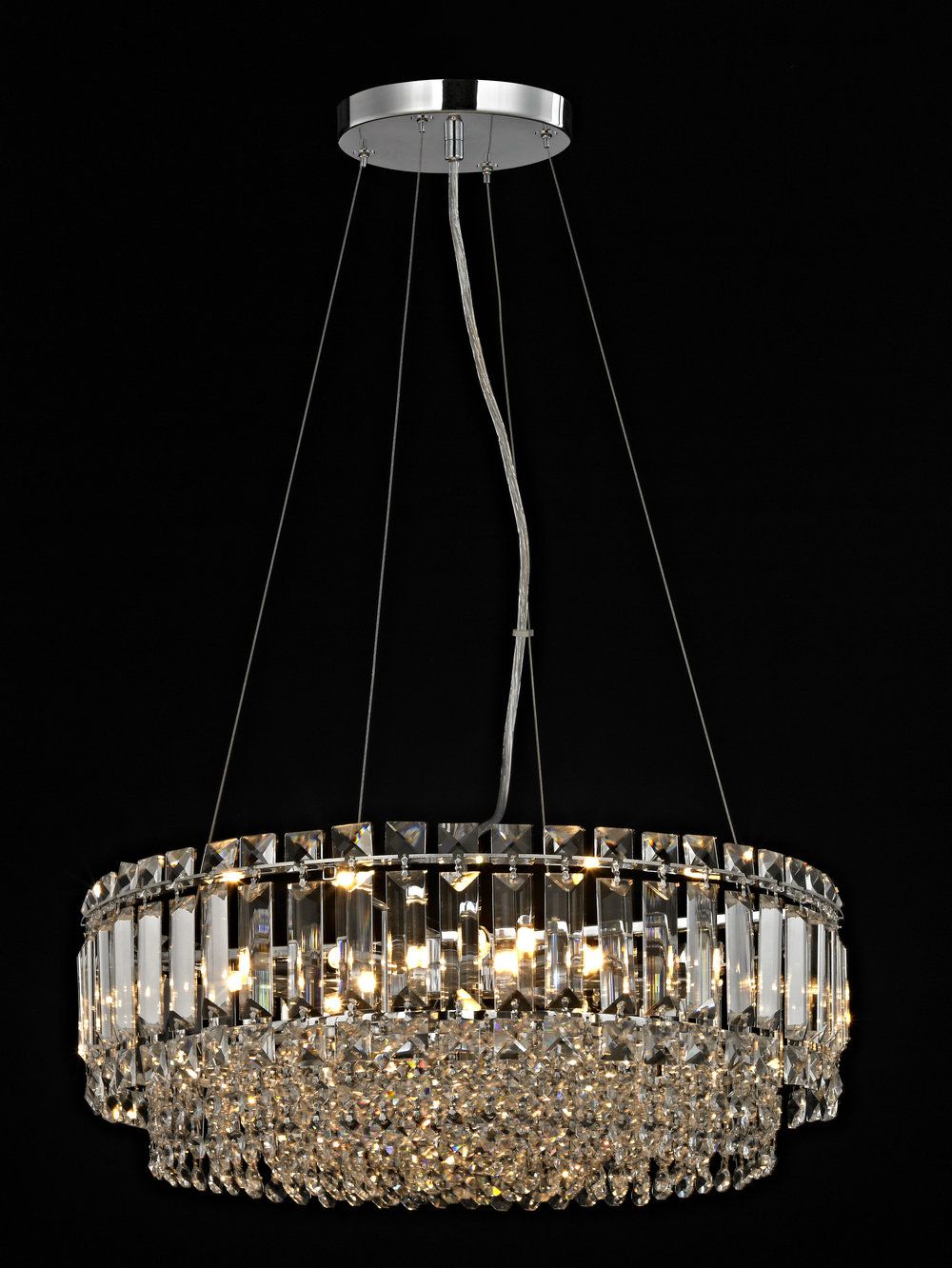 ALVERY LARGE CRY.ROUND CHROME