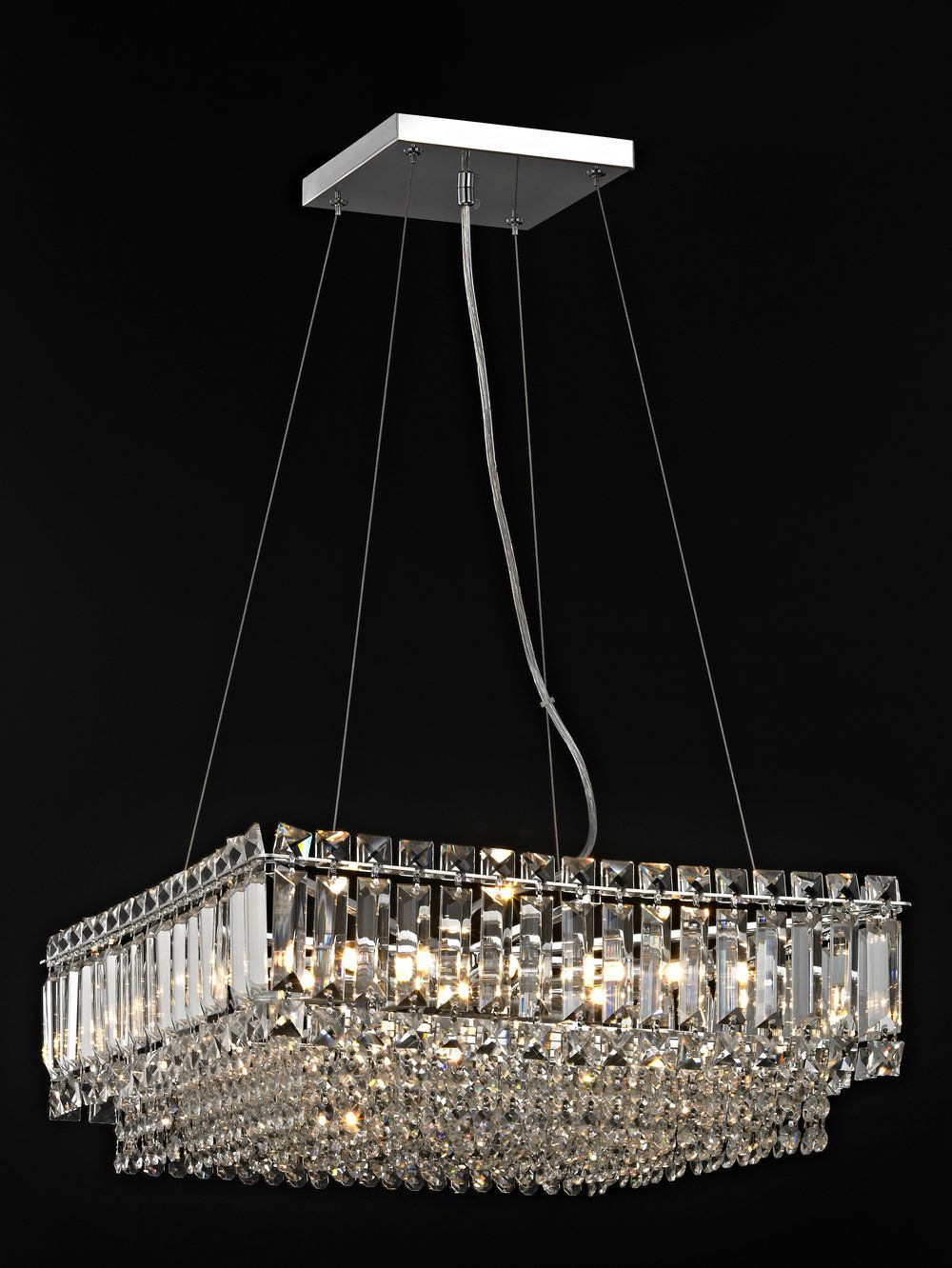 ALVERY LARGE CRY.SQUARE CHROME