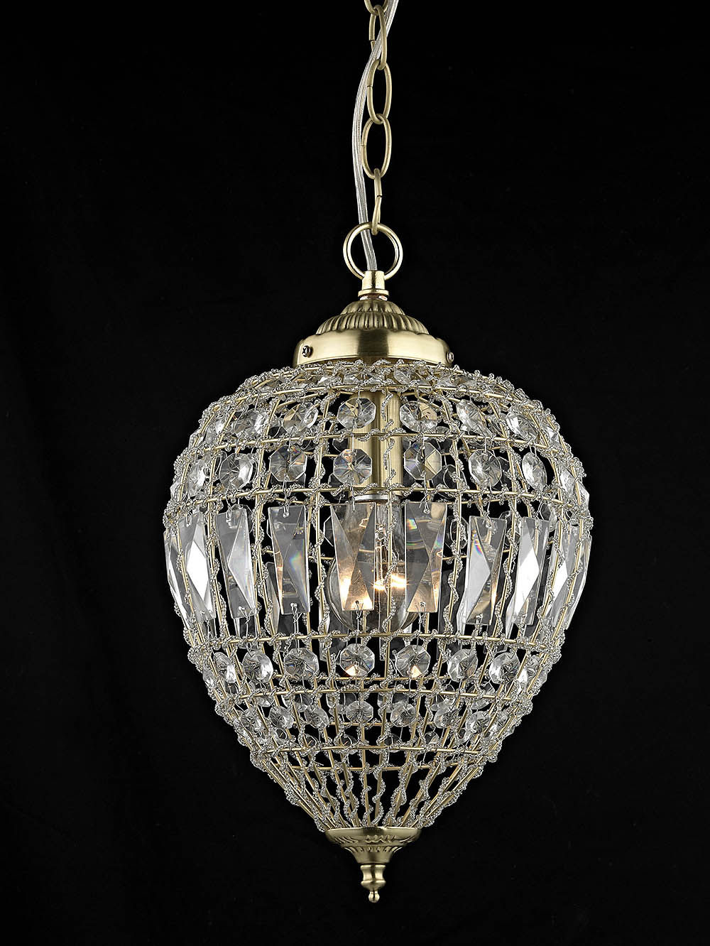 BOMBAY BEAD LARGE SATIN BRASS