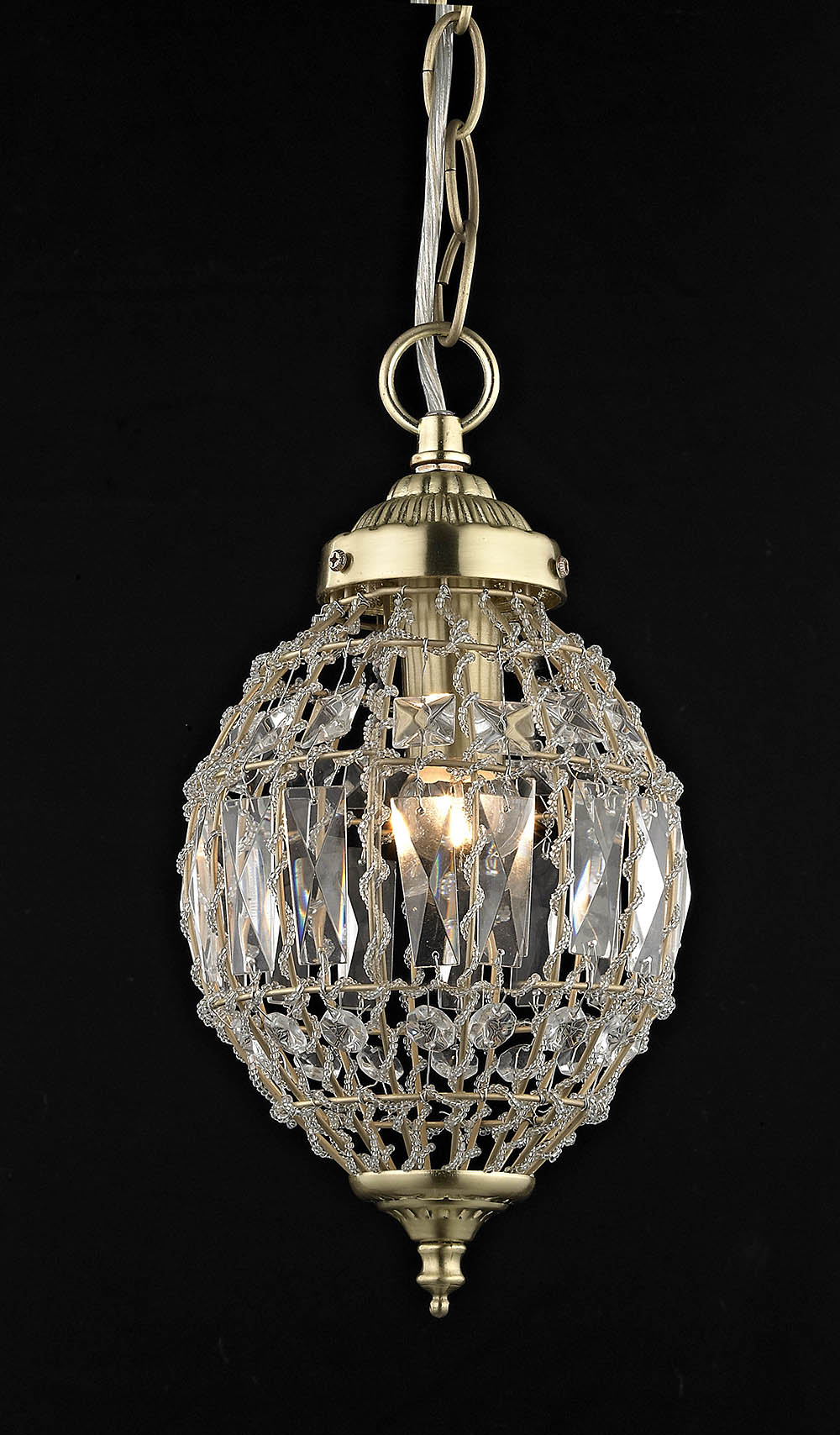 BOMBAY BEAD SMALL SATIN BRASS