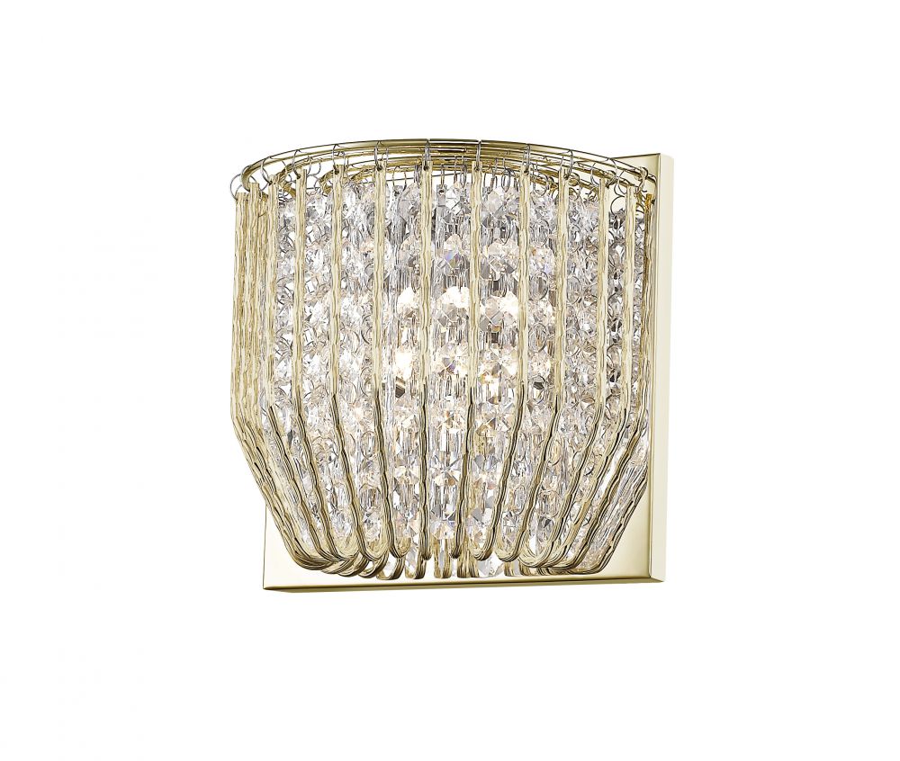 CARLO 1LT CRYSTAL WALL GOLD