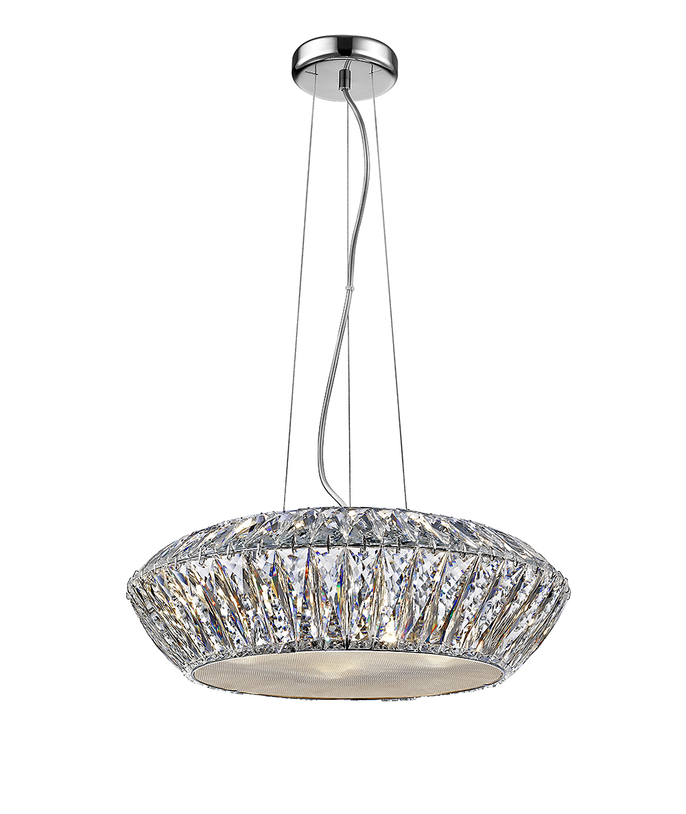 ARMEL 5LT CRYS. PENDANT CHROME