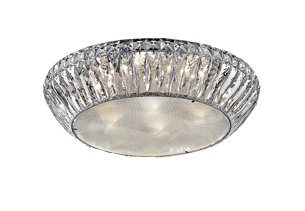 ARMEL 7LT CRYS. FLUSH CHROME