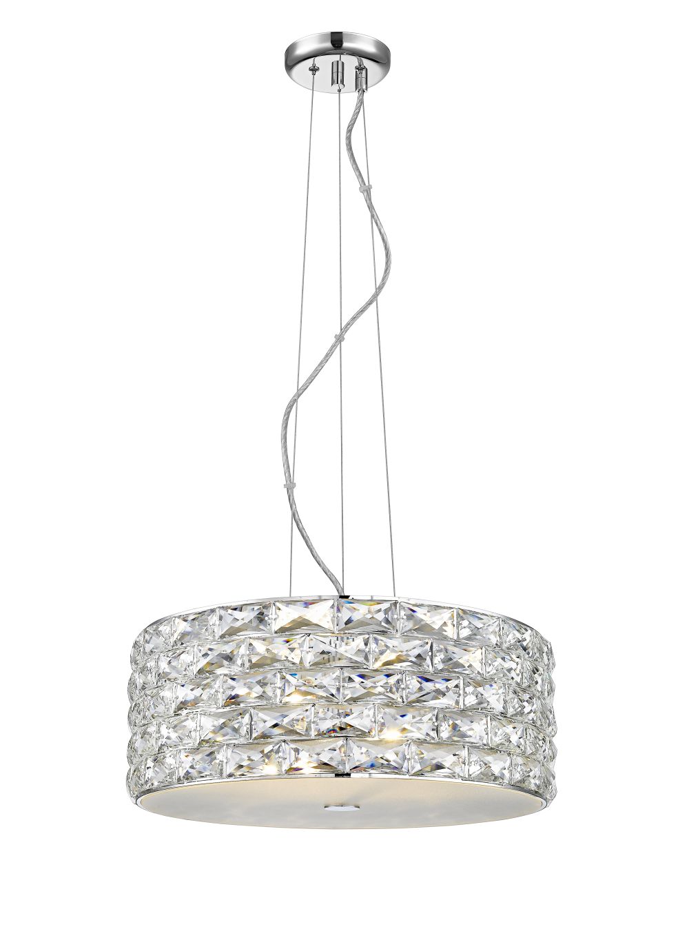 ARUBA 5LT CRYS. PENDANT CHROME
