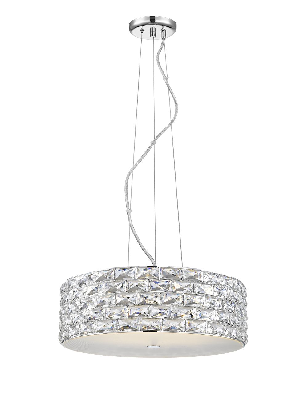 ARUBA 6LT CRYS. PENDANT CHROME