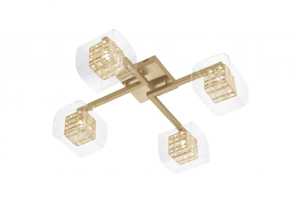 AVIGNONGLASS/WIRE FLUSH GOLD 