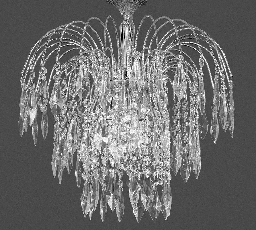 SHOWER FLUSH STRASS ANT.NICKEL