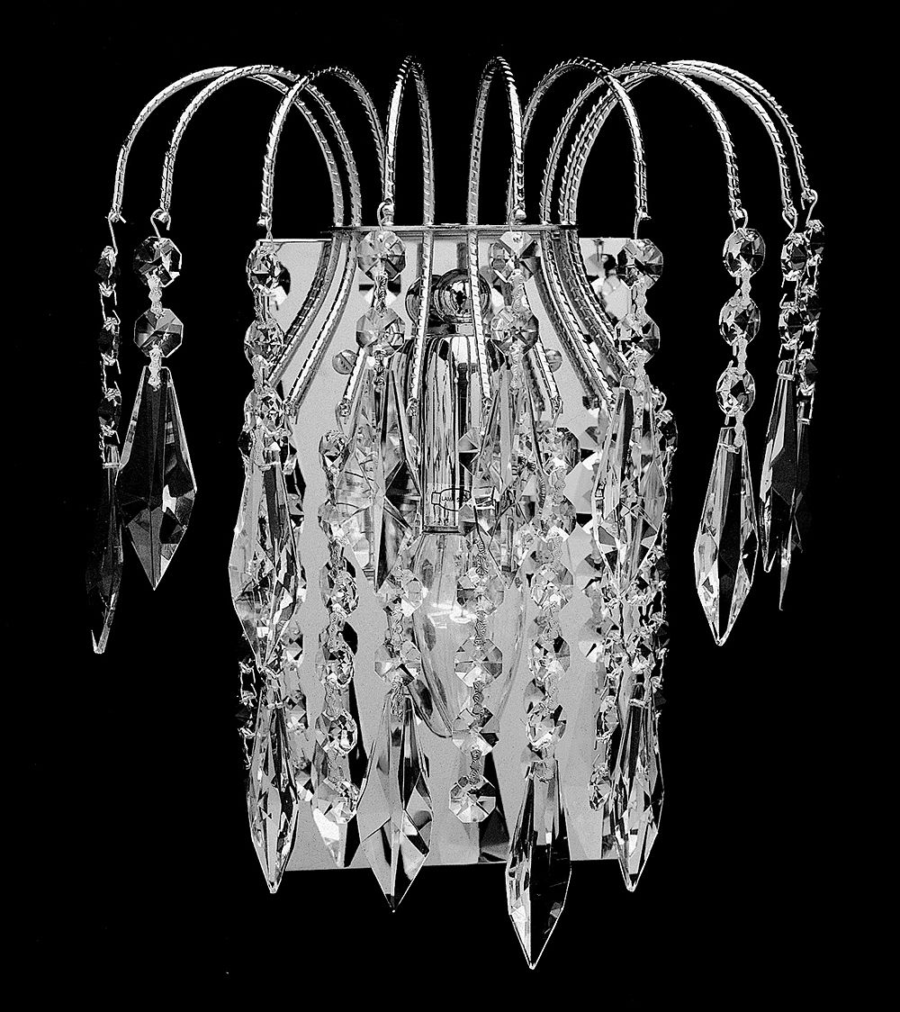SHOWER WALL STRASS NICKEL