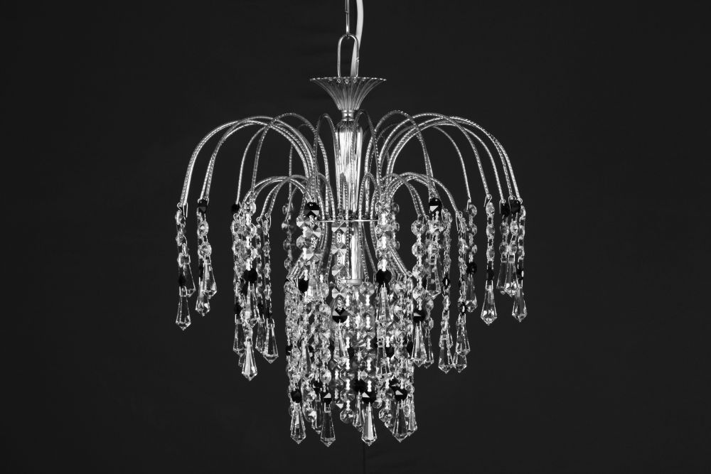 SHOWER BLACK/CLEAR CRYS.AB