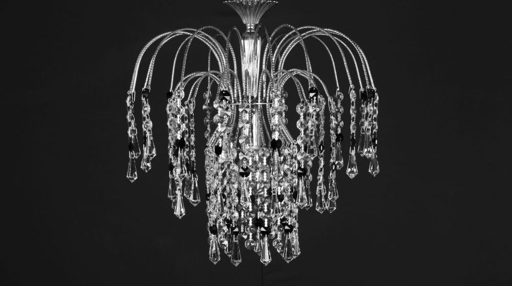 SHOWER  BLACK/CLEAR CRYS.GOLD