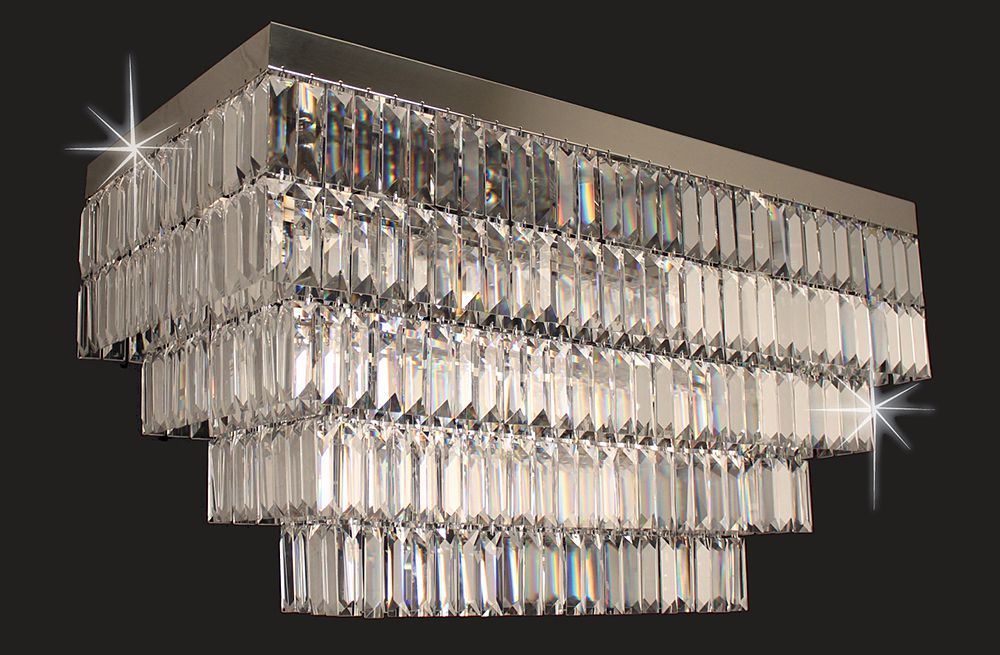CRYS.ART REC 40X150CM CHROME